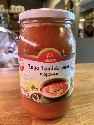 Zupa pomidorowa wegańska od Marcinowskich